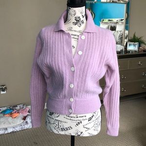 Vintage Lavender Collared Sweater